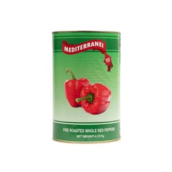 LENI ROASTED RED WHOLE PEPPERS 3 X 4.2KG
